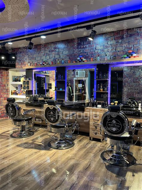 MDF Barber Furniture | Barber shop interior, Barber shop decor ...