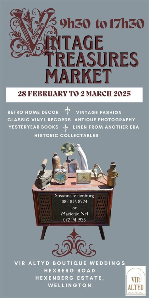 Step Back in Time at the Vintage Treasure Market!, VIR ALTYD Boutique ...