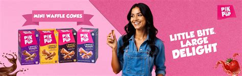 Buy Pik n Pop Mini Waffle Cone – Crunchy, Creamy Snack Treats Online