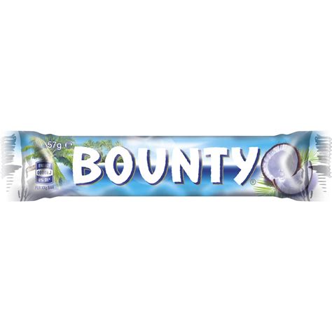 Bounty Chocolate Bar 57g | Woolworths