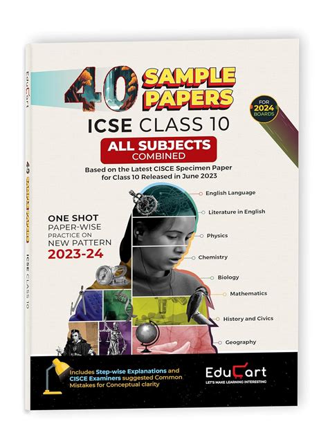 Educart 40 ICSE Sample Papers Class 10 - All Subjects Physics ...