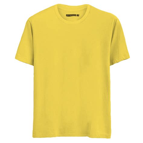 Solid Yellow Half Sleeves T-Shirt – Chirkutt