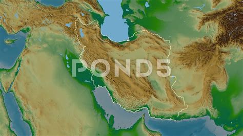 Plateau of iran physical map