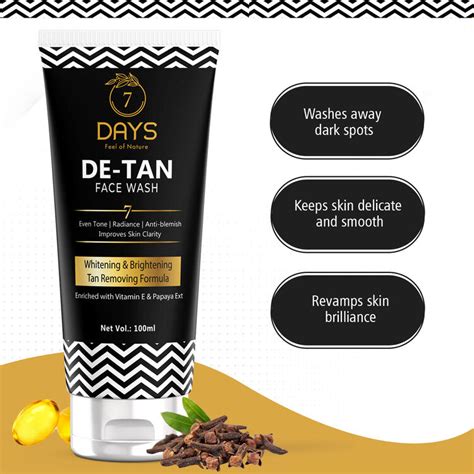 7Days D-Tan Face Wash – 7 Days Organic