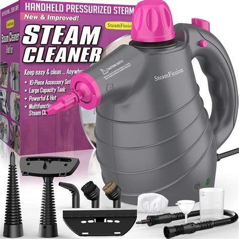 Amazon.com - Pressurized Handheld Steam Cleaner with 10pcs Accessories ...