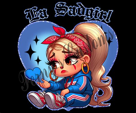 5 La Sad Girl, La Guera Chola Png, Spanish Valentine Png, Valentine ...