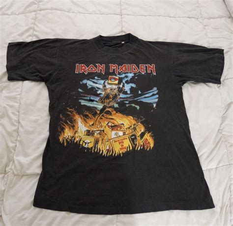 Vintage Holy Smoke Iron Maiden Band Shirt - Gem