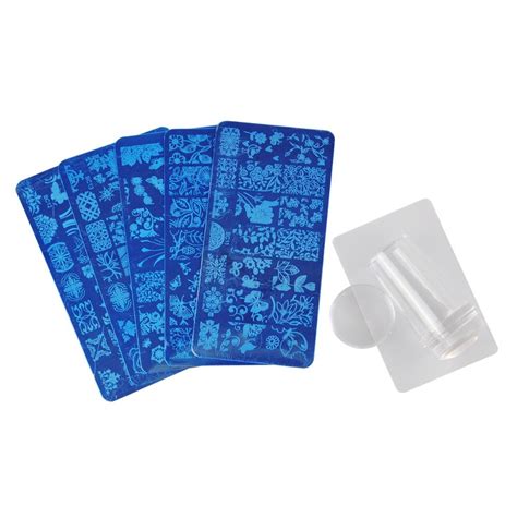 Biutee 5Pcs New Flower Leaves Forest Image Plates Nail Stamping Plates ...