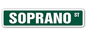 [SignJoker] Soprano Street Sign Tony Mob Mafia Gangster Singer Gag Gift ...