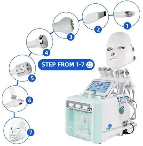 HBTX Hydra Facial Machine 7 in 1 Portable Galvanic Facial Machine Price ...