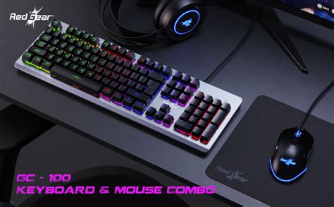 Amazon.in: Buy Redgear GC-100 Keyboard and Mouse Set with 3 Mixed LEDs ...