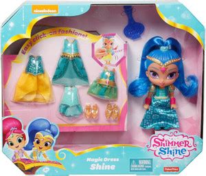 FISHER-PRICE Nickelodeon Shimmer & Shine, Magic Dress, Shine ...