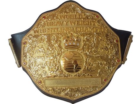 Fandu Belts Adult Replica Big Gold Wrestling Championship Belt Title ...
