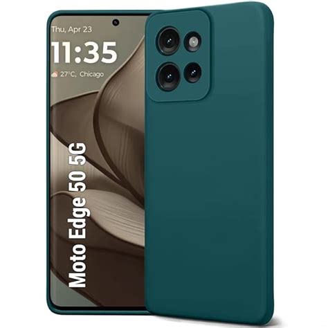 TheGiftKart Liquid Silicone Back Cover Case for Motorola Moto Edge 50 ...
