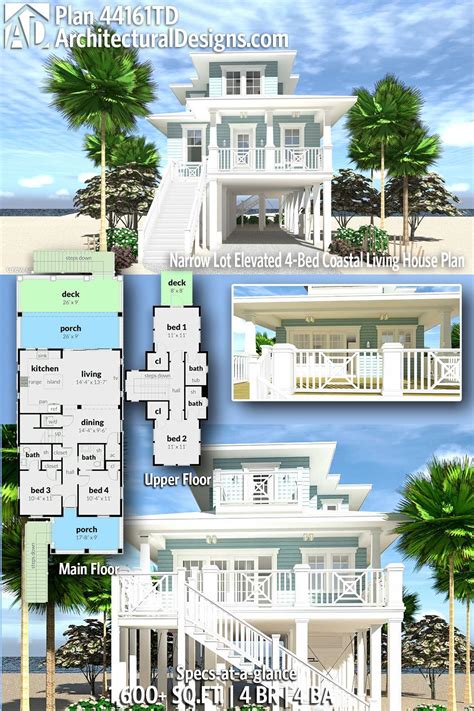 Luxury Beach House Plans On Pilings