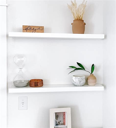 White Floating Shelves | White Shelf |floating Shelves | Kitchen ...
