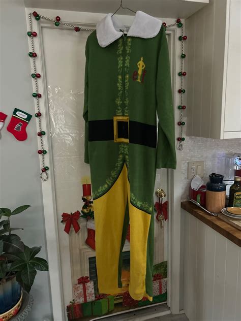 Buddy The Elf One Piece Pajama wear Unisex Size XL - Gem