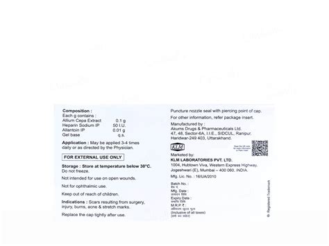Scarcote Gel, – Dermatics.in