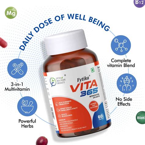 Buy 3 in 1 Daily Multivitamin Online for Men & Women In India – Fytika ...