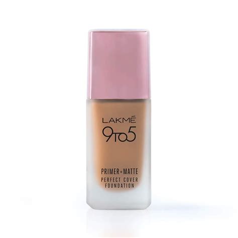 Buy LAKMÉ 9To5 Primer + Matte Perfect Cover Liquid Foundation, C280 ...