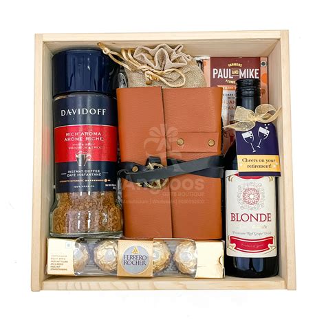 Retirement Gift Hamper With Coffee & Grape Drink | Shop Now