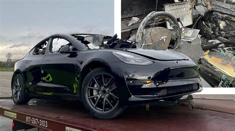 Electric Car Fire Tesla at Aron Desrochers blog
