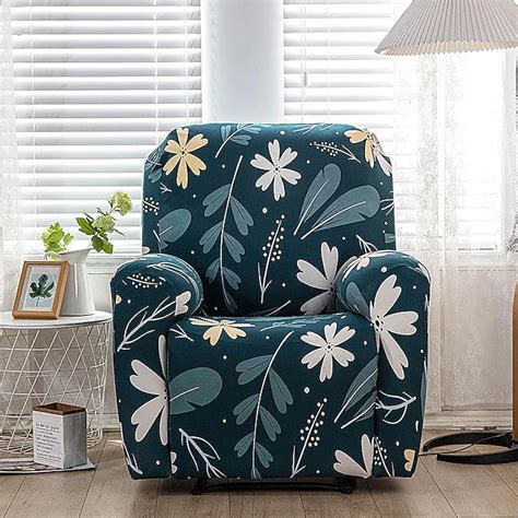 Recliner Covers Slipcovers Super Stretch Floral Printed Sofa Couch ...