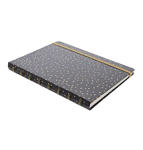 Confetti A5 Refillable Notebook in Charcoal – Paper planning and more