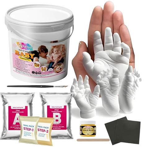 ArtYo Hand Casting Kit for Baby 3D Molding Powder DIY Mold Your ...