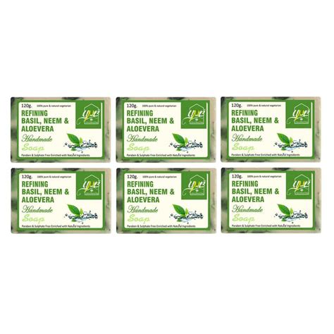 Buy YNB YOURS NATURAL BUDDY ORGANIC BASIL, NEEM & ALOEVERA HANDMADE ...