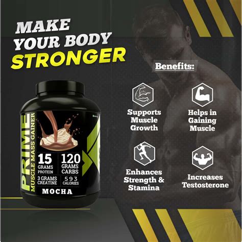 Buy BIGFLEX PRIME MASS GAINER (MOCHA) (6 KG) Online & Get Upto 60% OFF ...