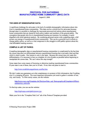 Fillable Online hppinc Protocol for Determining Demographic Info for ...