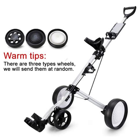 Buy April Story Push Pull Golf Cart 4 Wheels Golf Trolley with Kettle ...