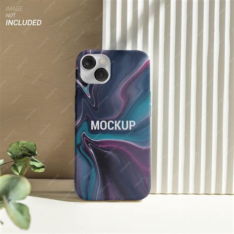 Premium PSD | Iphone case mockup for ecommerce