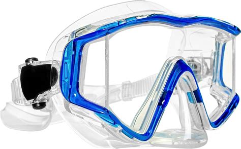 Buy evo Tiburon 3-Lens Panoramic Dive Mask with Purge Valve - Panoramic ...