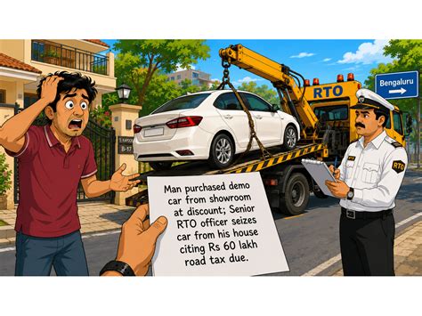 Man bought demo car at big discount, RTO officer seized it citing Rs 60 ...