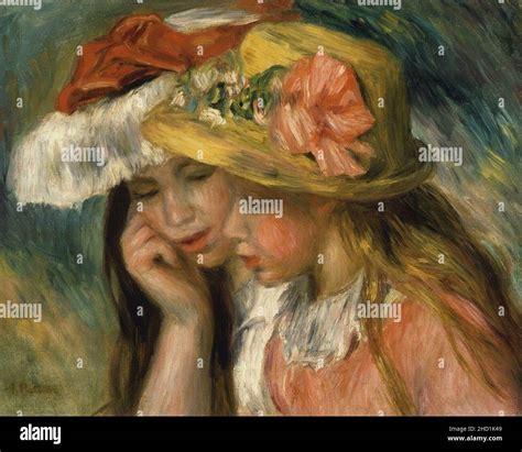 The Two Sisters by Renoir, 1890 Stock Photo - Alamy