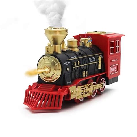 Buy Hot Bee Electric Toys Train Steam Locomotive Engine - Battery ...