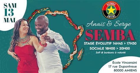 Stage évolutif de Semba chez Kizomba Amiens, Kizomba Amiens, Nanteuil ...