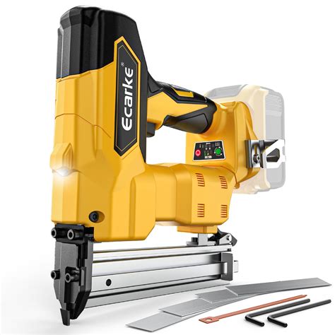 18ga Cordless Brad Nailer For Dewalt 20v Battery Brushless Electric ...