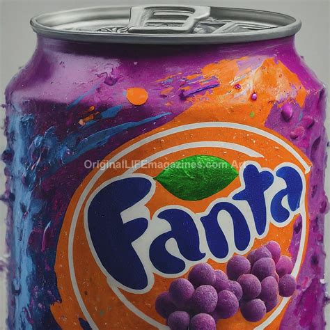 Original LIFE Magazines Art | Fanta Grape Soda 3D