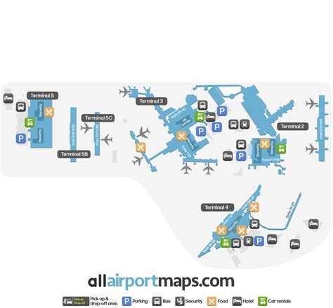 LHR Airport Map - Heathrow Airport Terminal Maps & Navigation Guide