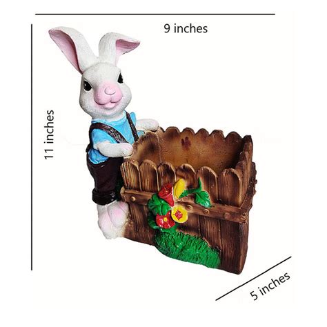 Buy Resin Standard Bunny Planter Online — Wonderland Garden Arts and Craft