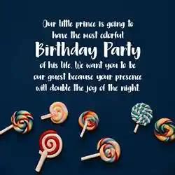 50+ Unique Kids Birthday Invitation Wording Ideas
