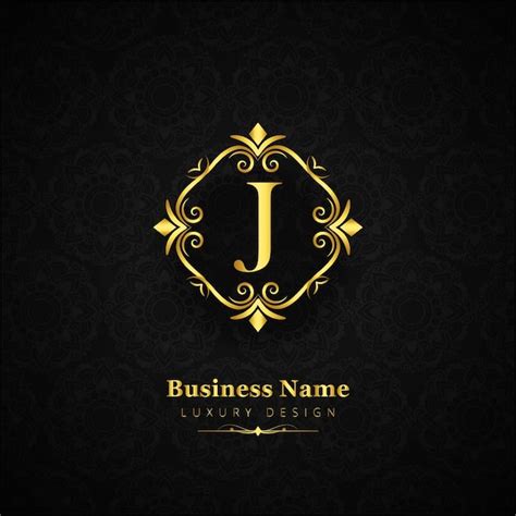 Luxury letter j logo | Free Vector