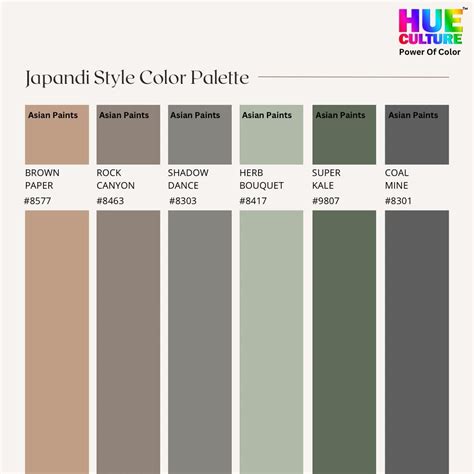 Japandi style color palette – Artofit