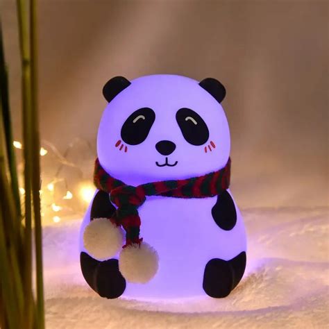 Simple Modern Cartoon panda Desk lamp Bedroom Light for Festival, Chri ...