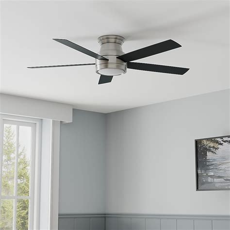 Harbor Breeze Calverton 52-in Brushed Nickel with Matte Black/Auburn ...