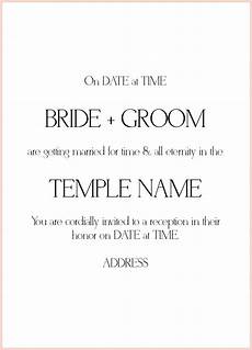 Wedding Engagement Invitation Wording by 8 Lds Wedding Invitation Wording Sles Lds Wedding Wedding Engagement Invitation Wording