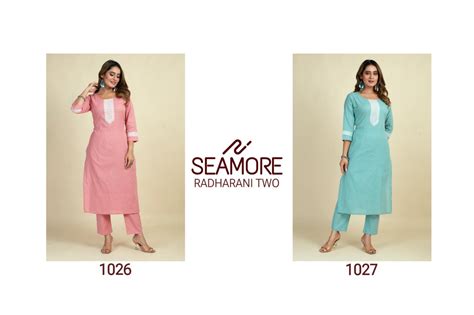 Radha Rani 2 Seamore Cotton Kurti Pant Set – Kavya Style Plus